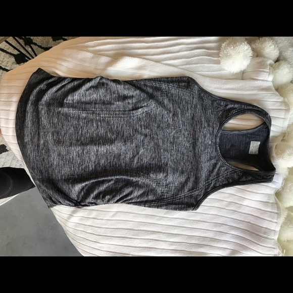 Athleta Speedlight Heather Black and GrayTank Top - Picture 6 of 9